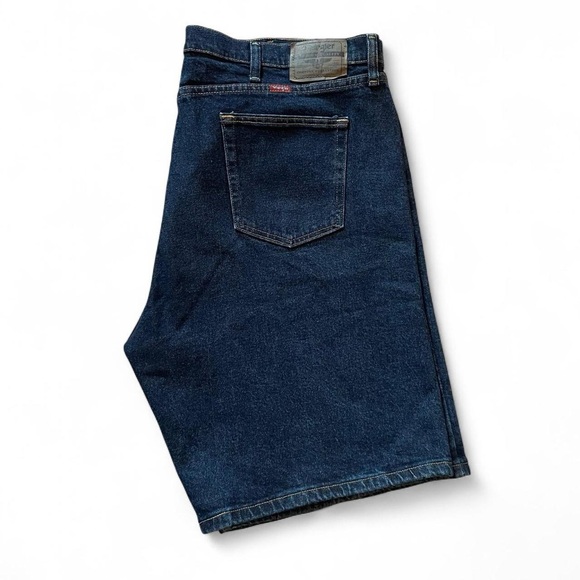 Wrangler Indigo Relaxed Fit Denim Shorts - Picture 1 of 7